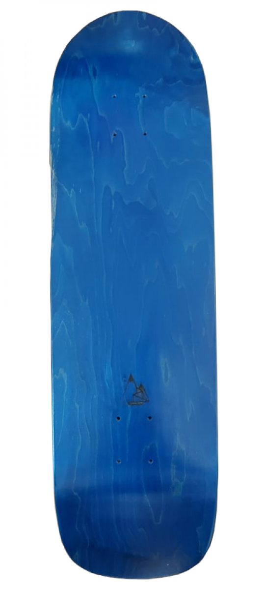 Premium 9,0" x 32" Deep Blue Shaped Skateboard Deck only   (Blau)